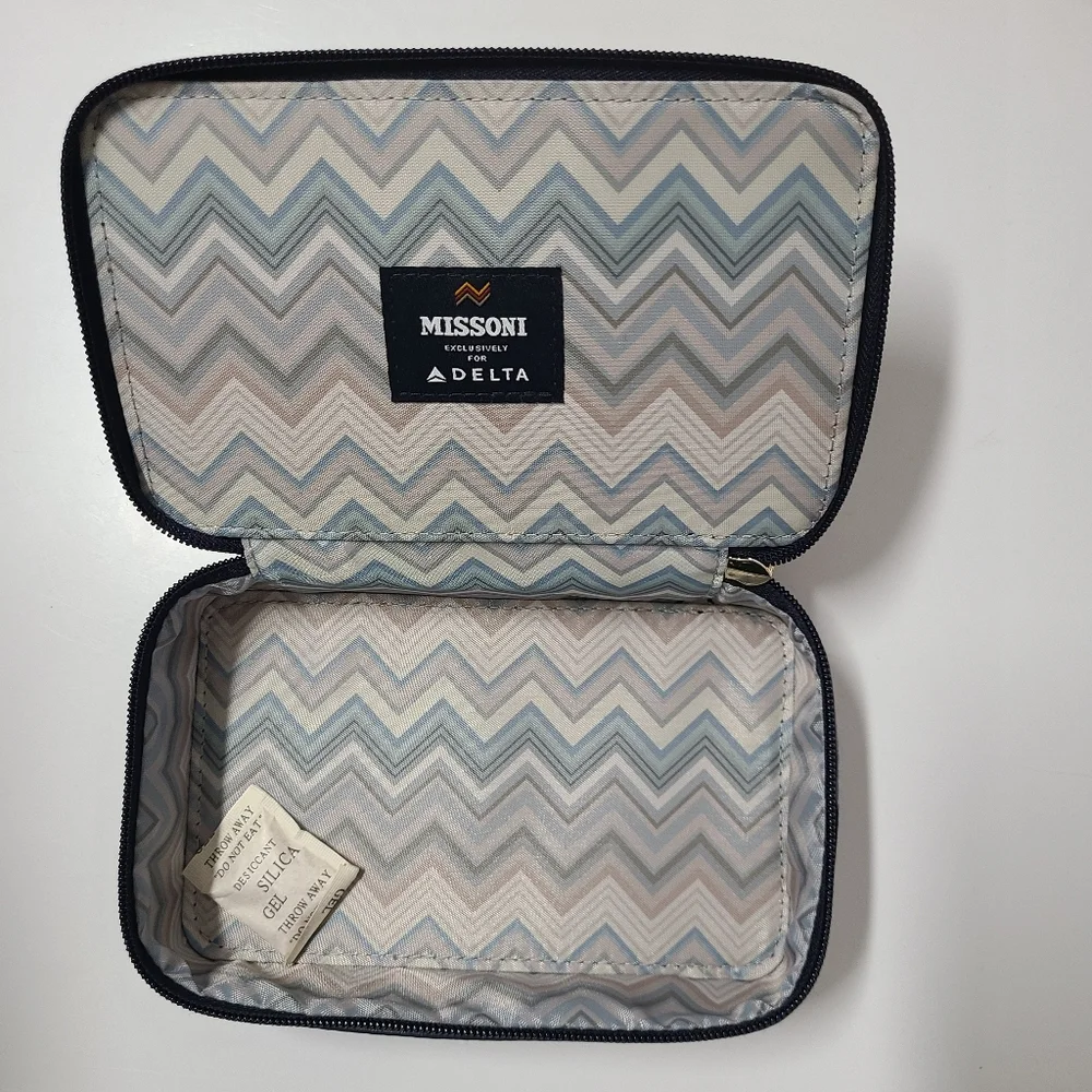 Missoni x Delta One Exclusive Blue Zigzag Accessory Case